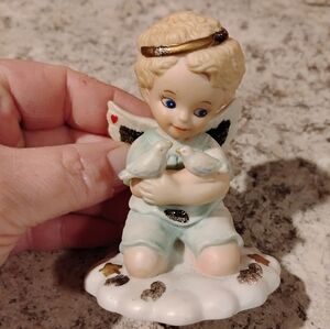 Small Ceramic Angel Vintage BRONSON COLLECTABLES